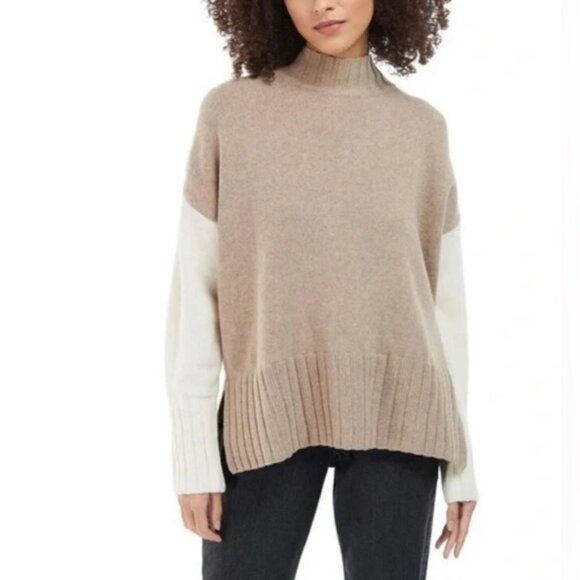 BARBOUR WOOL Blend Women Sweater Modern Heritage Cecilia Knit Pullover Size 8 - Picture 3 of 11